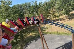 A bord du Wild West Coaster à Winnoland